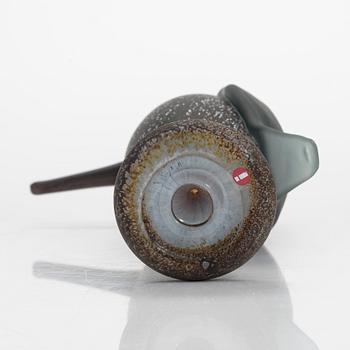 Oiva Toikka, glasfågel, signerad O. Toikka Nuutajärvi.