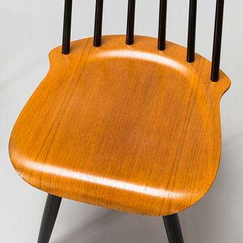 Ilmari Tapiovaara, four mid-20th century 'Pelimanni' chairs for Asko.