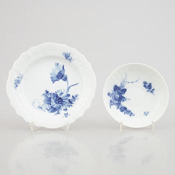 Royal Copenhagen, a 27-piece coffee service, 'Blue Flower', Denmark.