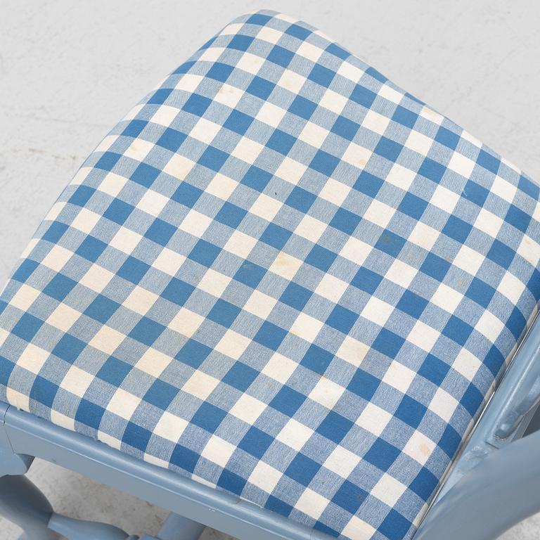 A five-piece Rococo style dining suite, circa 1900.