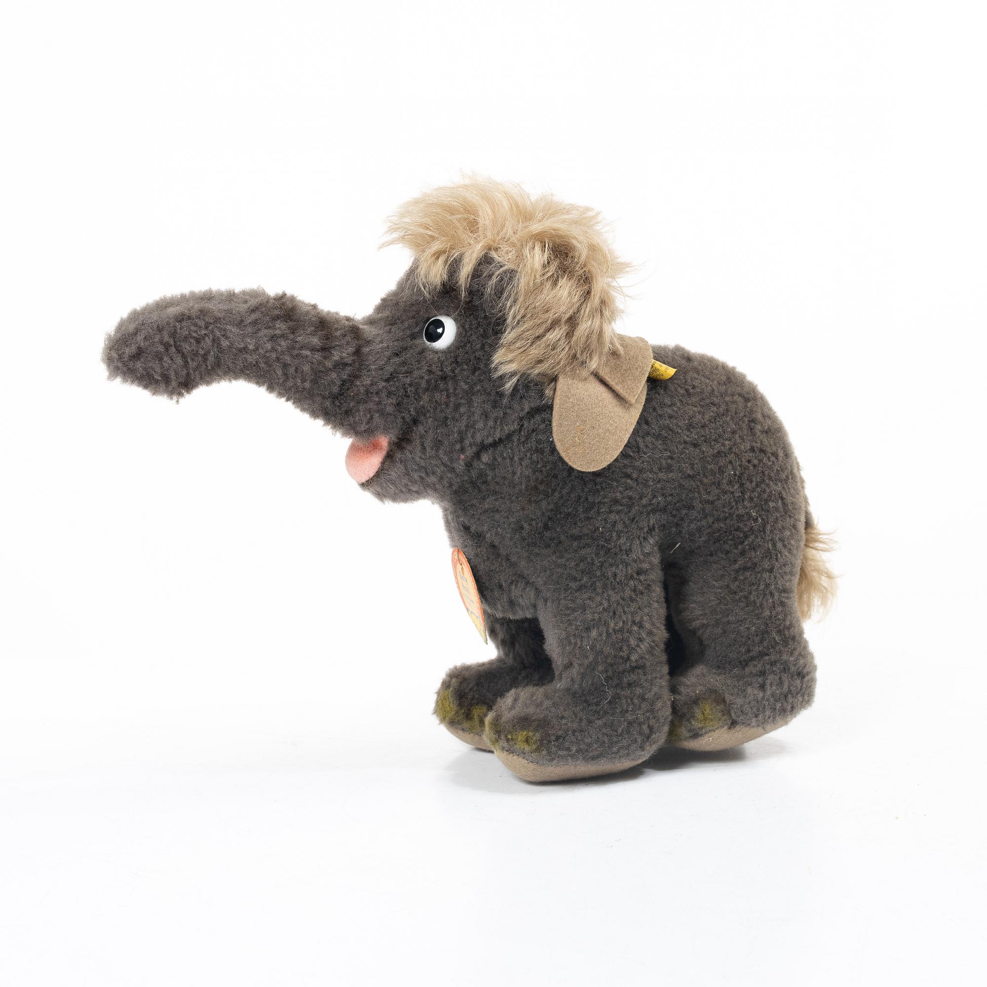 Steiff, leksaksdjur, 7 + 1 st, 1900-talets andra hälft.