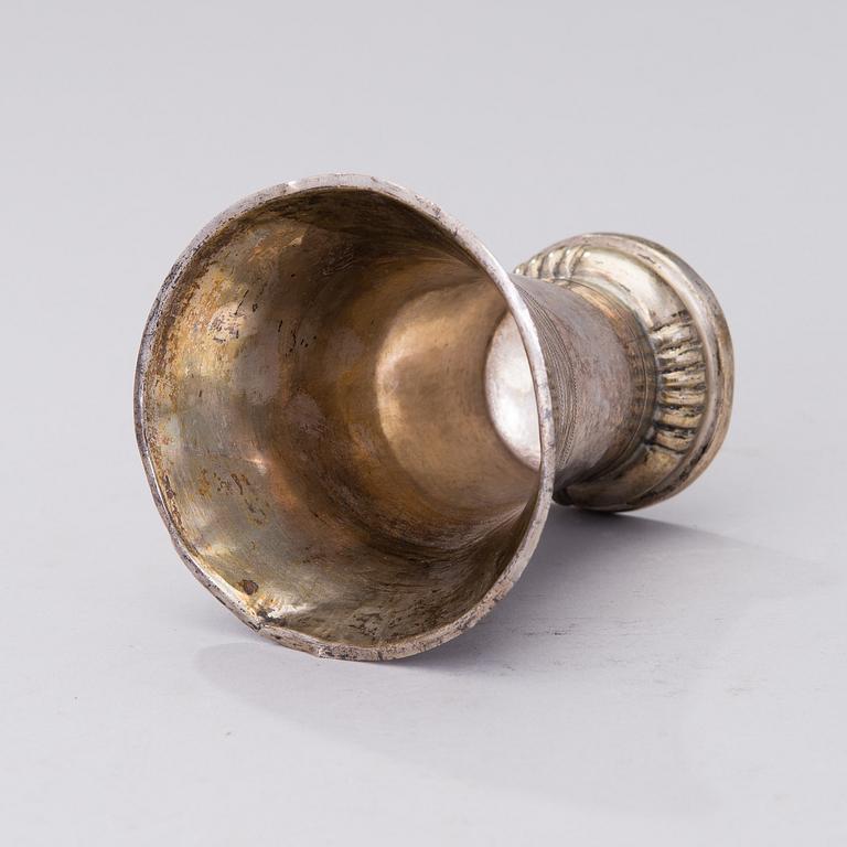 A BEAKER, silver, Jonas Lexell (Turku Finland 1730-1768), 1747. Weight c. 58 g.