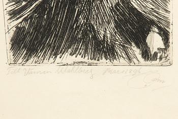 Anders Zorn, "Gerda Hagborg III".