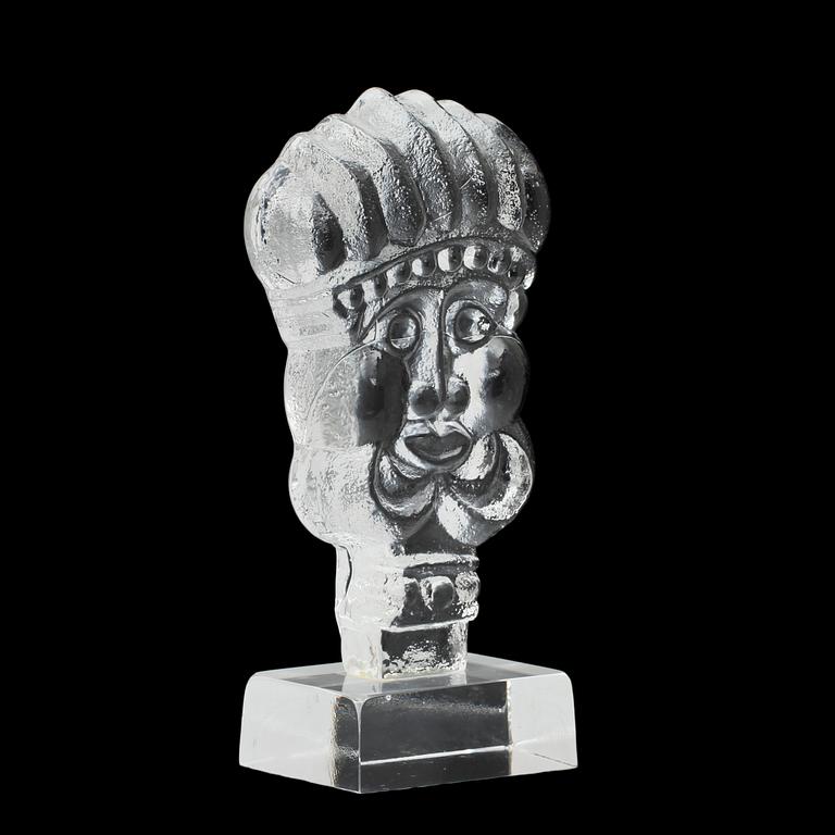 LARS HELLSTEN, skulptur, glas. Sverige, 1900-talets andra hälft.