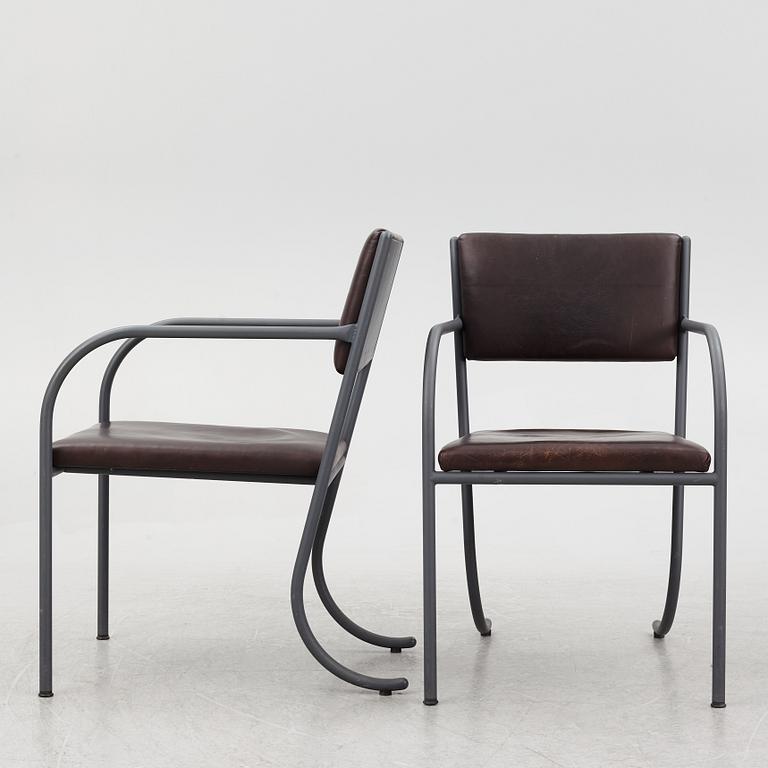 Jonas Bohlin, a pair of 'Skeppsholmen' armchairs, Jonas Bohlin Design AB.