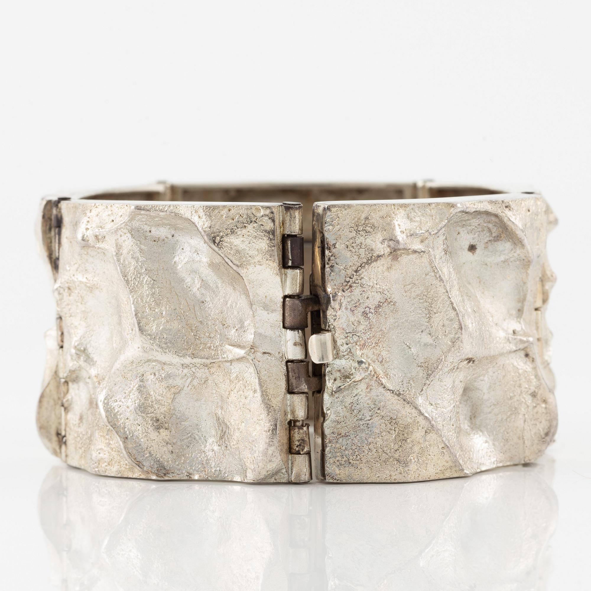 Wristwatch, silver, Siro Koru, Turku 1976.