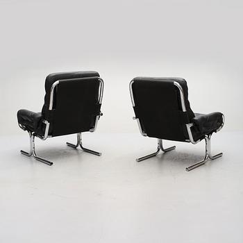 FÅTÖLJER, ett par, Sverige, 1960/1970-tal.