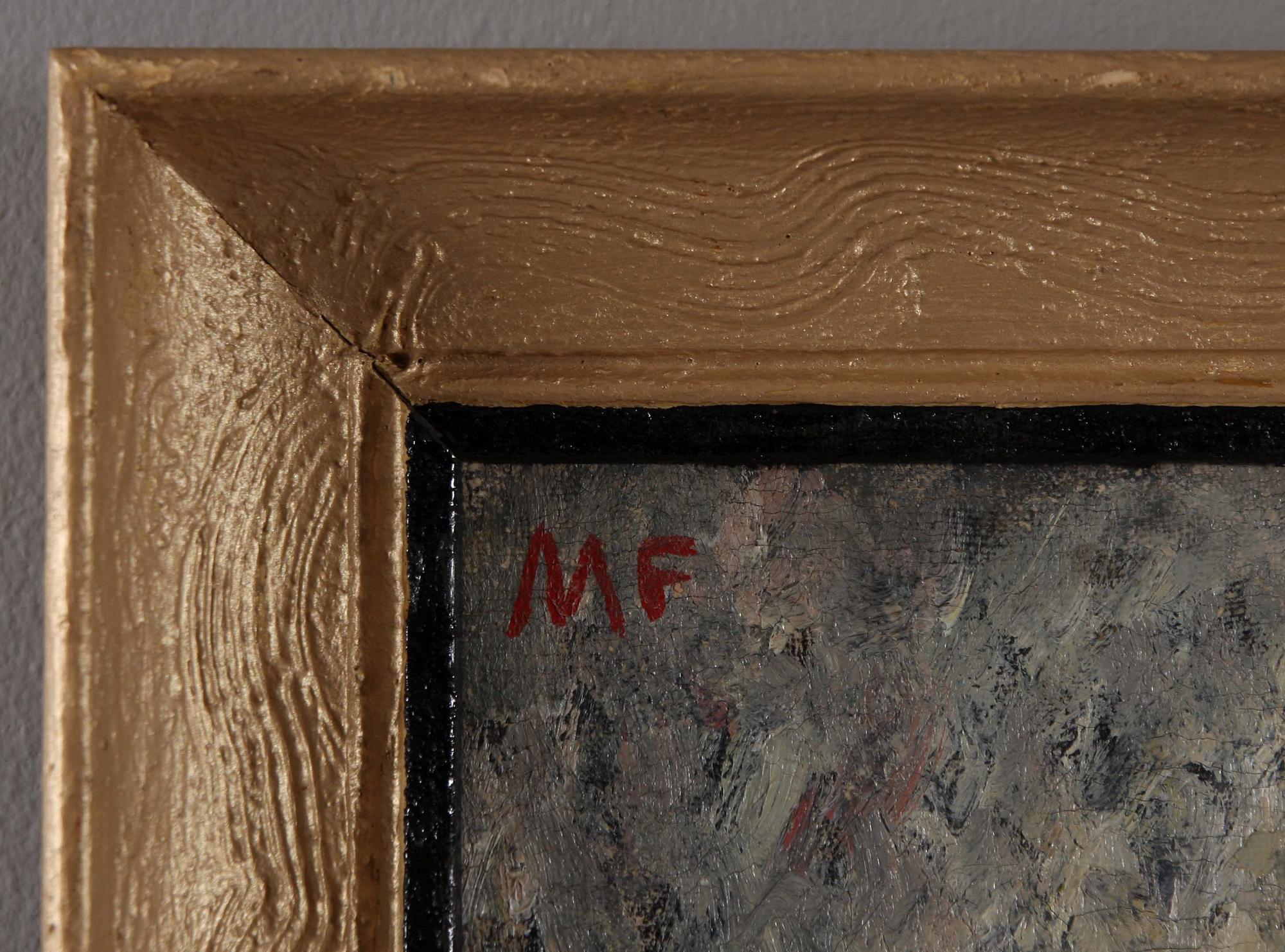 MOLLIE FAUSTMAN, olja på duk, sign M F.