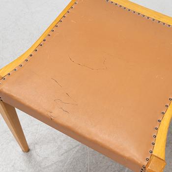 Axel Larsson, a set of five chairs, model "8-107", Svenska Möbelfabrikerna Bodafors, 1950-60s.