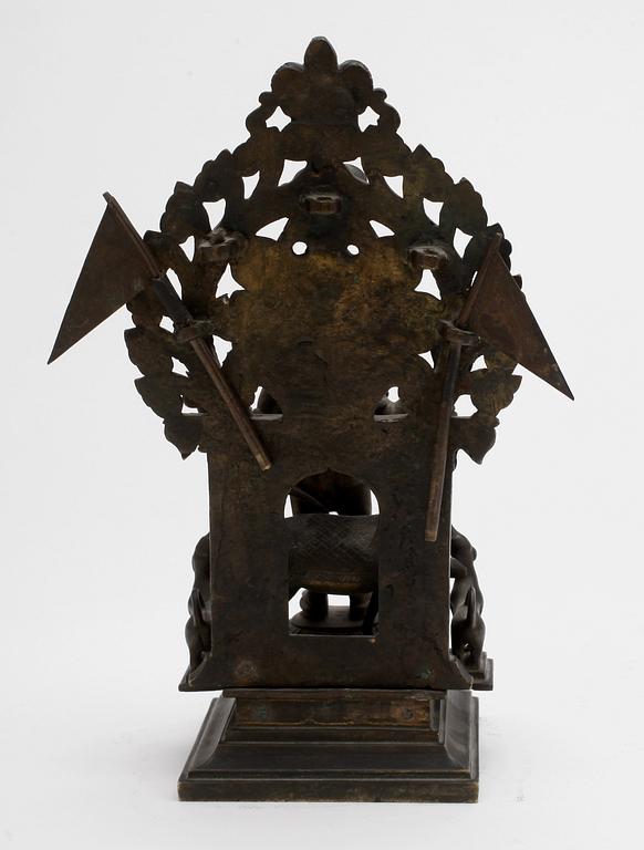 FIGURIN, brons, Indien, troligen 1800-tal.