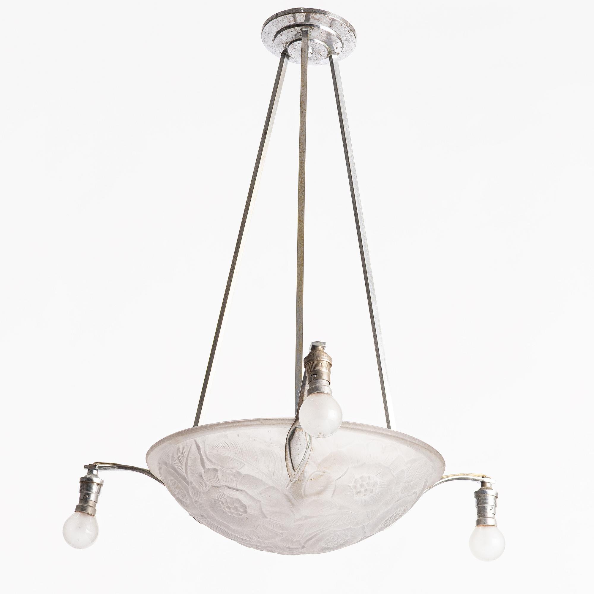 Ceiling lamp, art deco, 1920s-30s.