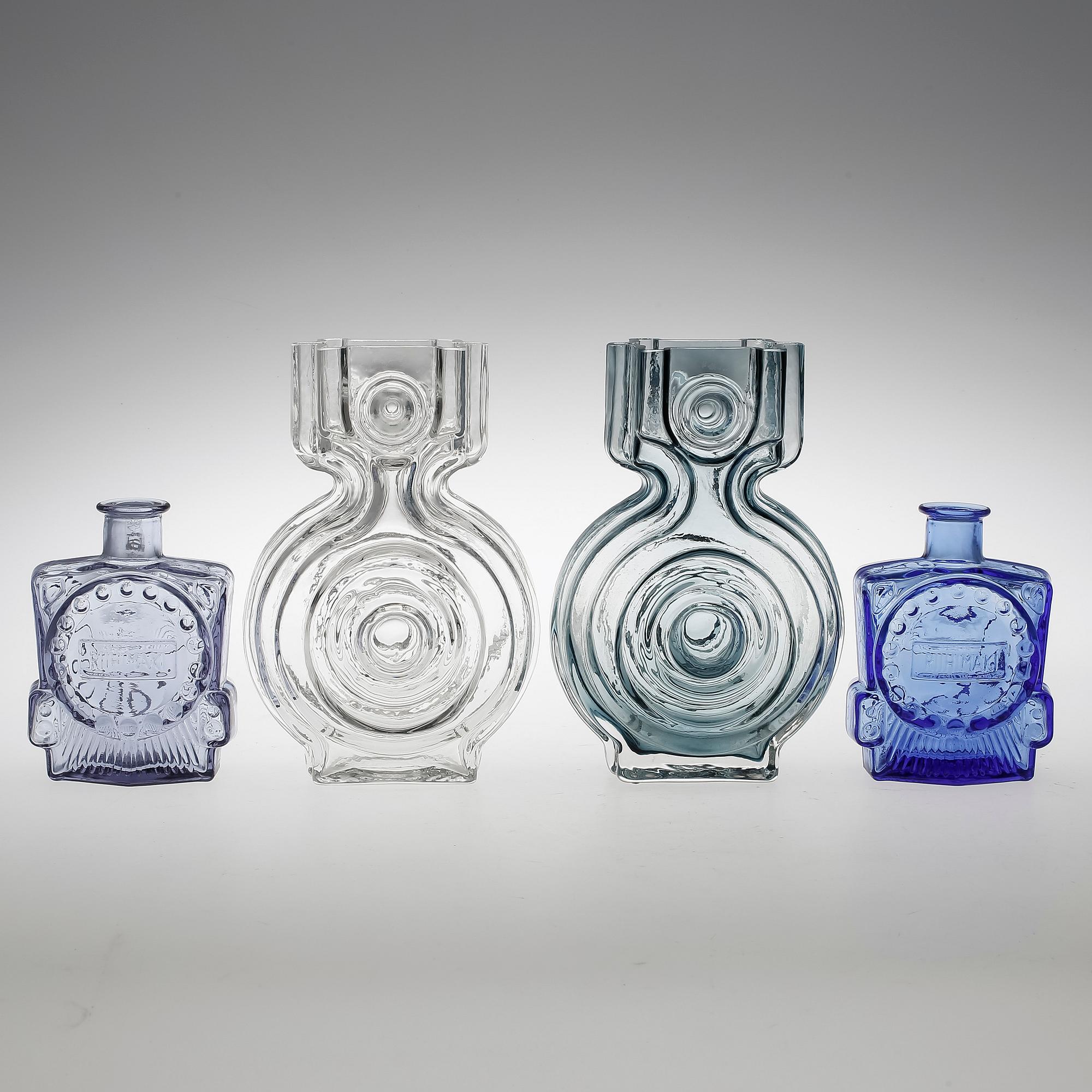 VASER, glas, 4 st, Helena Tynell, Riihimäki, Finland.