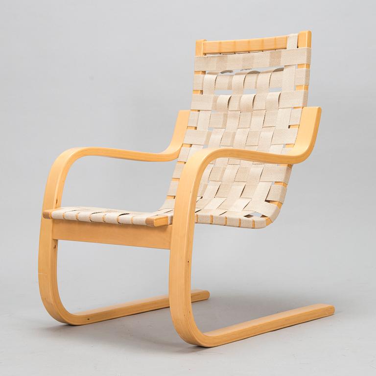 Alvar Aalto, a late 20th-century '406' armchair for Artek.
