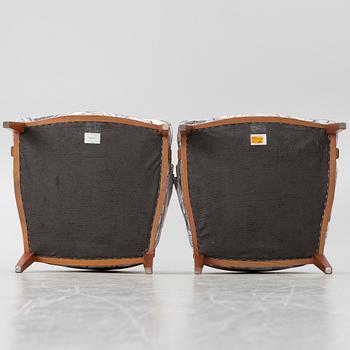 Josef Frank, armchairs, a pair, model 969, Svenskt Tenn.