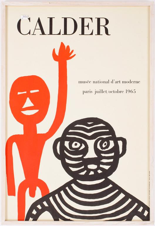 ALEXANDER CALDER, efter, utställningsaffisch, ej signerad.
