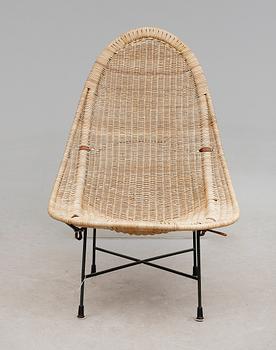 FÅTÖLJ, "Stora Kraal", Kerstin Hörlin-Holmqvist, Nordiska Kompaniets Verkstäder, 1950-tal.