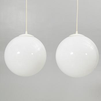Pendant lamps, a pair, 20th century.