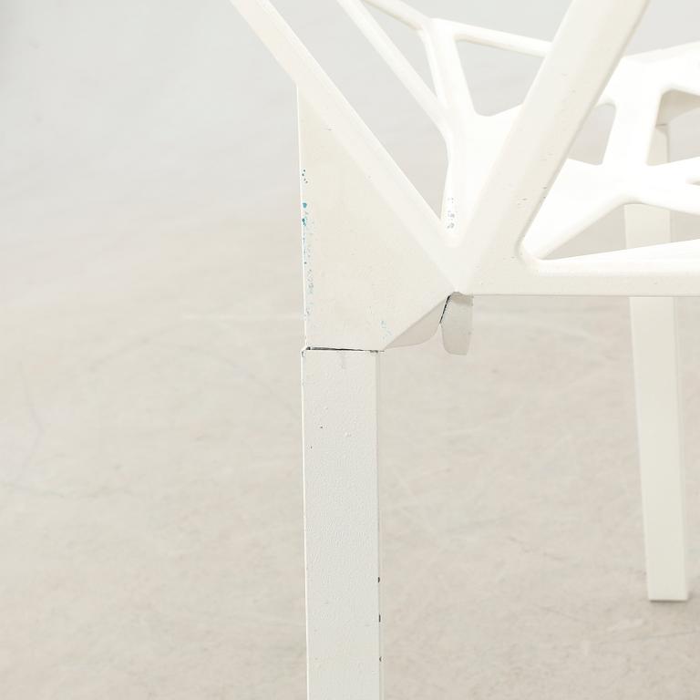 Konstantin Grcic chairs, 8 pcs "Chair one" for Magis, 21st century.