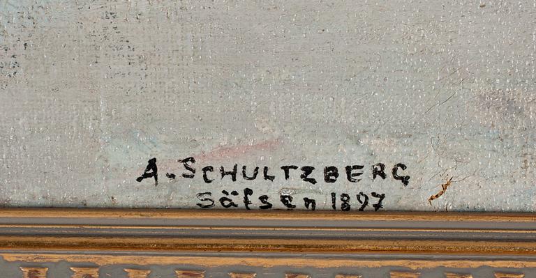 ANSHELM SCHULTZBERG, olja på duk, sign. o dat. 1897.
