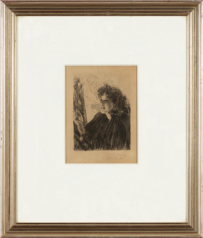 Anders Zorn,  "Cigarettrökerska II".