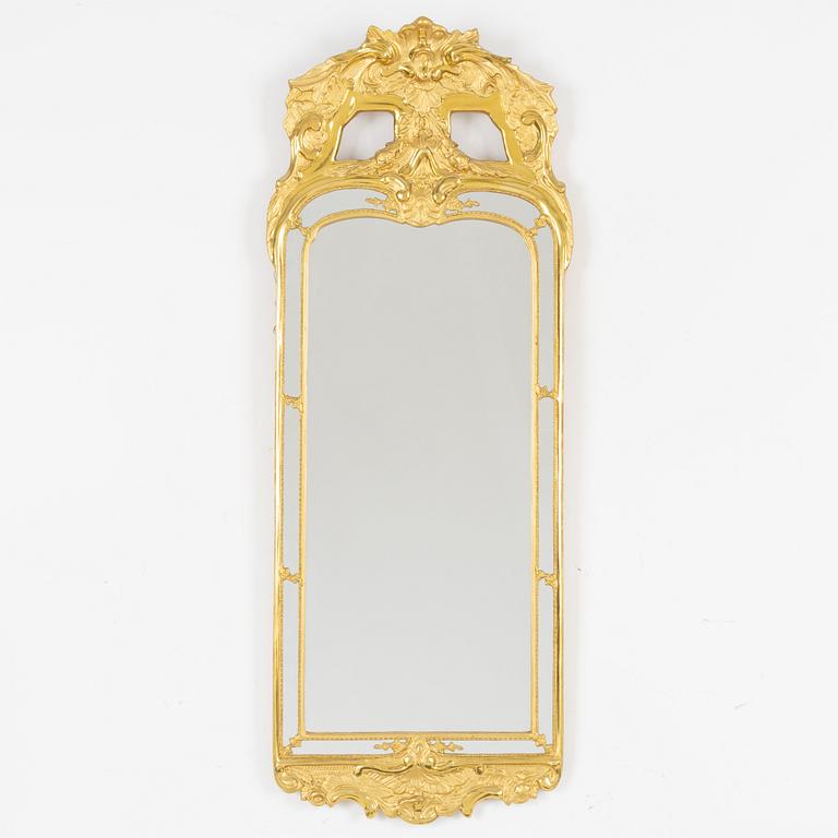 Spegel med konsolbord, rokokostil, 1900-tal.