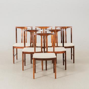 Nils Jonsson, dining table Troeds and 6 chairs, 1960s/70s.