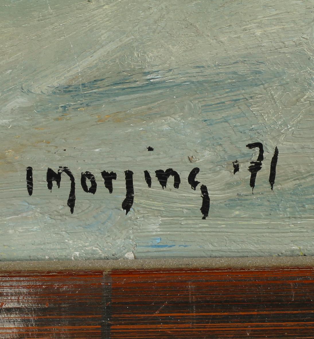 IVAR MORSING, olja på pannå, signerad och daterad -71.