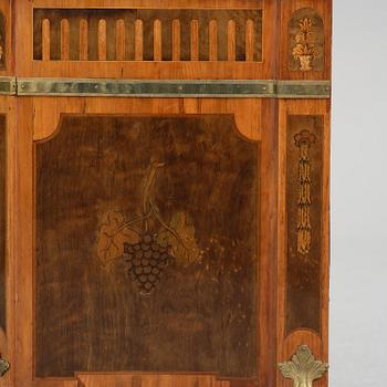 A Gustavian marquetry commode attributed to J. Hultsten (master in Stockholm 1773-94).