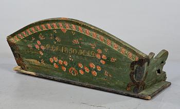 VAGNSSÄTE, allmoge, 1800-tal.