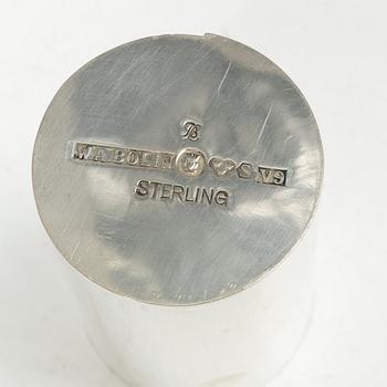 W.A. Bolin, vas, sterling silver, design Barbro Littmarck, Stockholm 1971.