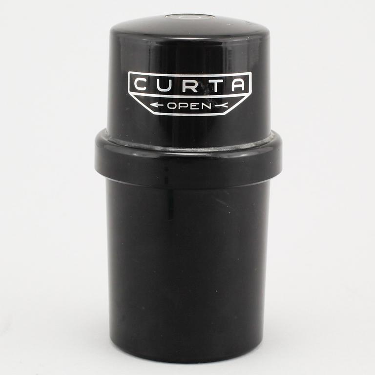 A Curta calculator, Type I, designed by Curt Herzstark för Cortina AG Mauren, Liechtenstein, made year 1965.