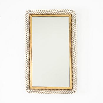 A mid-20th-century Swedish Modern mirror.