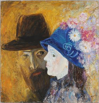 OKÄND KONSTNÄR, olja på duk på pannå. Ryssland. Sign o dat 1988 a tergo.