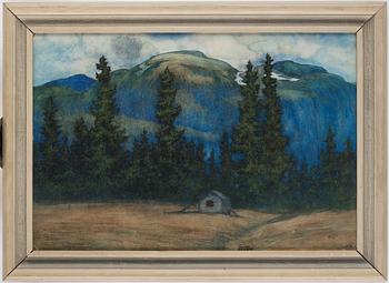 Helmer Osslund, "Från Lofsdalen", motiv från Härjedalen.