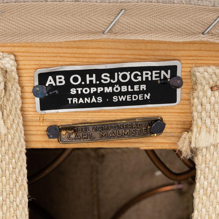 A 'Samas' easy chair by Carl Malmsten for OH Sjögren.