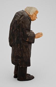 AXEL PETERSSON DÖDERHULTARN, figurin. Trä.