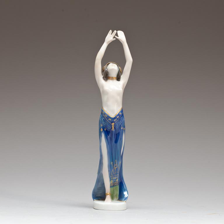 FIGURIN, porslin, Rosenthal, sign B. Boehs, 1900-talets första hälft/mitt.