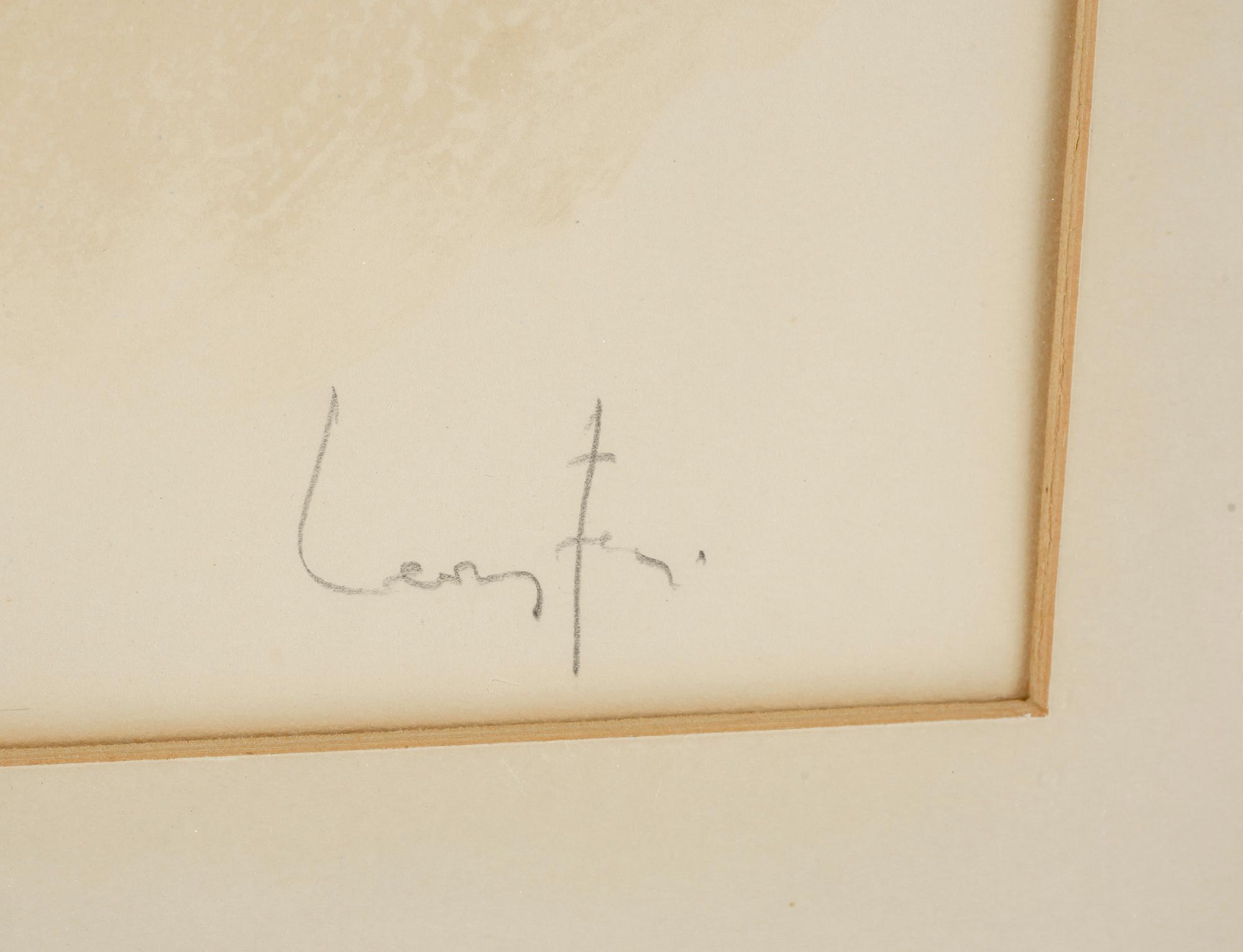 LEONOR FINI, färglitografi, signerad och numrerad HC X/XX.