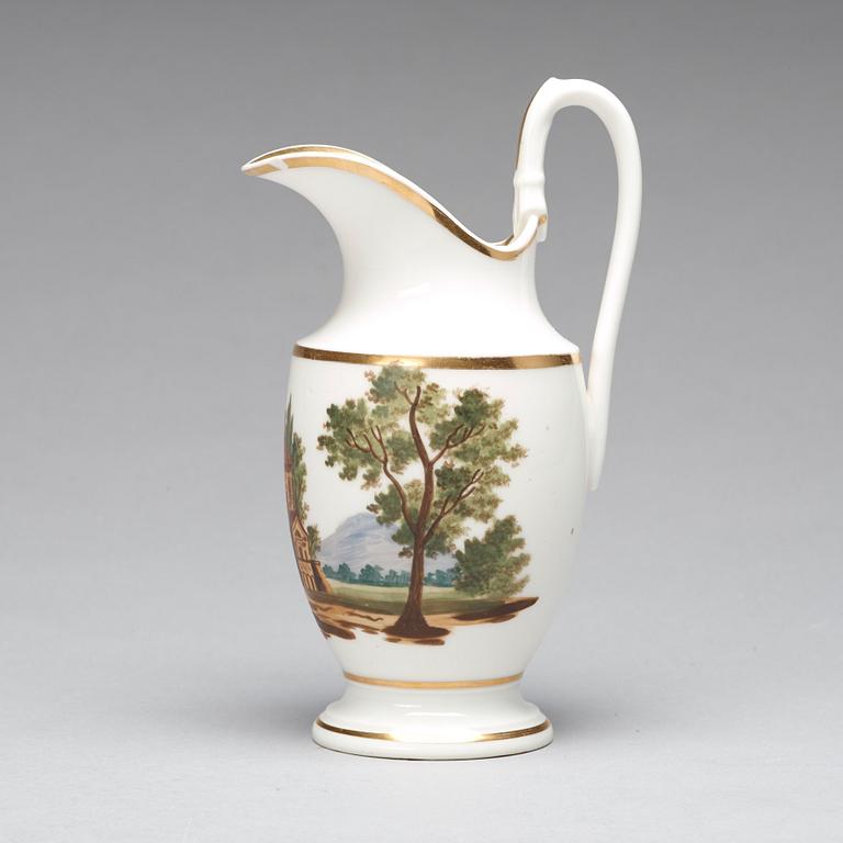 KAFFE och TESERVIS, 18 delar, porslin. Frankrike, Empire, tidigt 1800-tal.