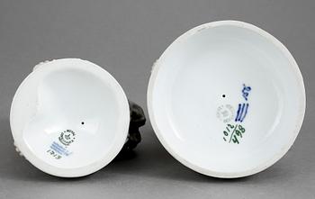FIGURINER, 2 stycken, porslin, Christian Thomsen, Royal Copenhagen.