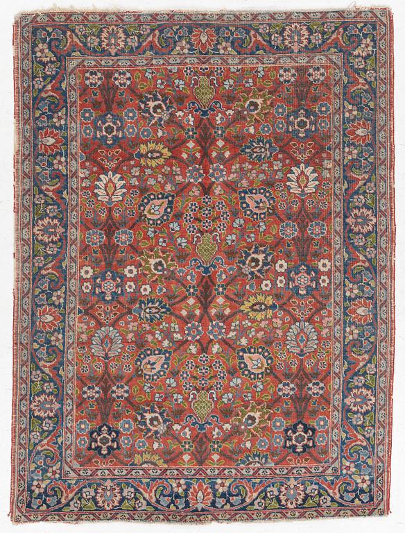 An antique Mahal rug, c.. 178 x 132 cm.