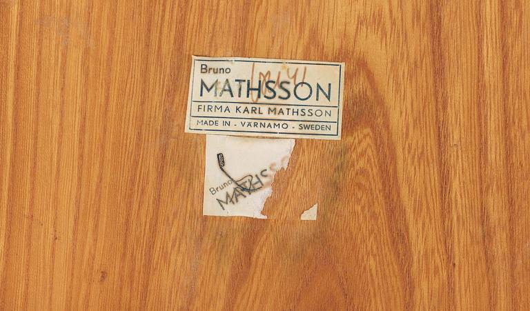 BRUNO MATHSSON, klaffbord, Firma Karl Mathsson, Värnamo 1940-tal.