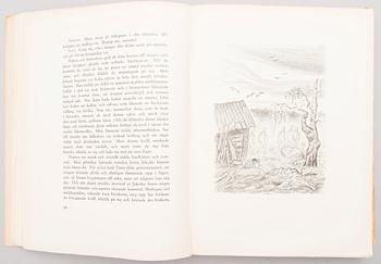 Four books of which two with Loja och Eliel Saarinen's Ex-Libris by Erik O.W. Ehrström, two given as gifts to Saarinen.