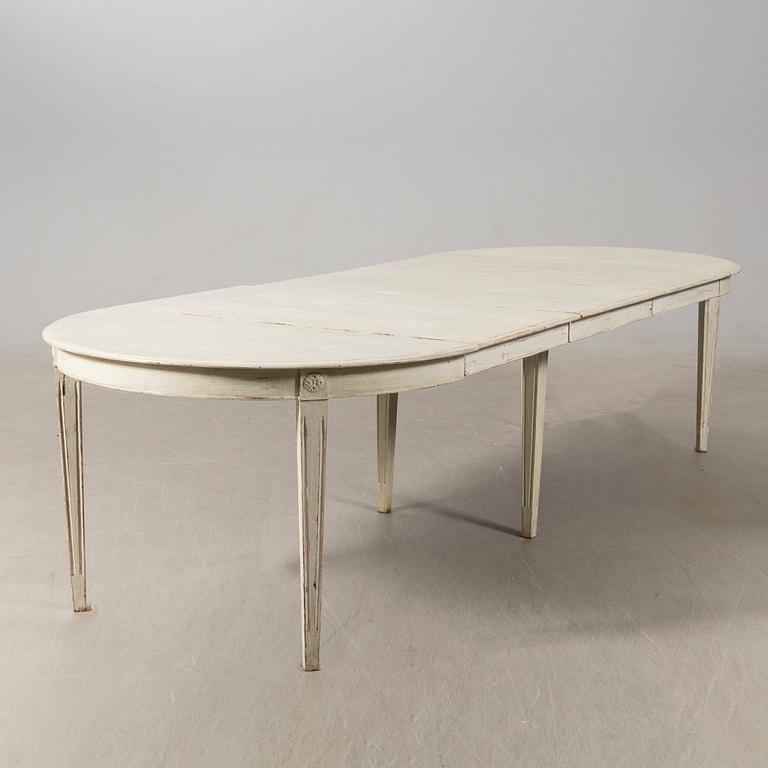 Matbord, Gustaviansk stil, omkring 1900.