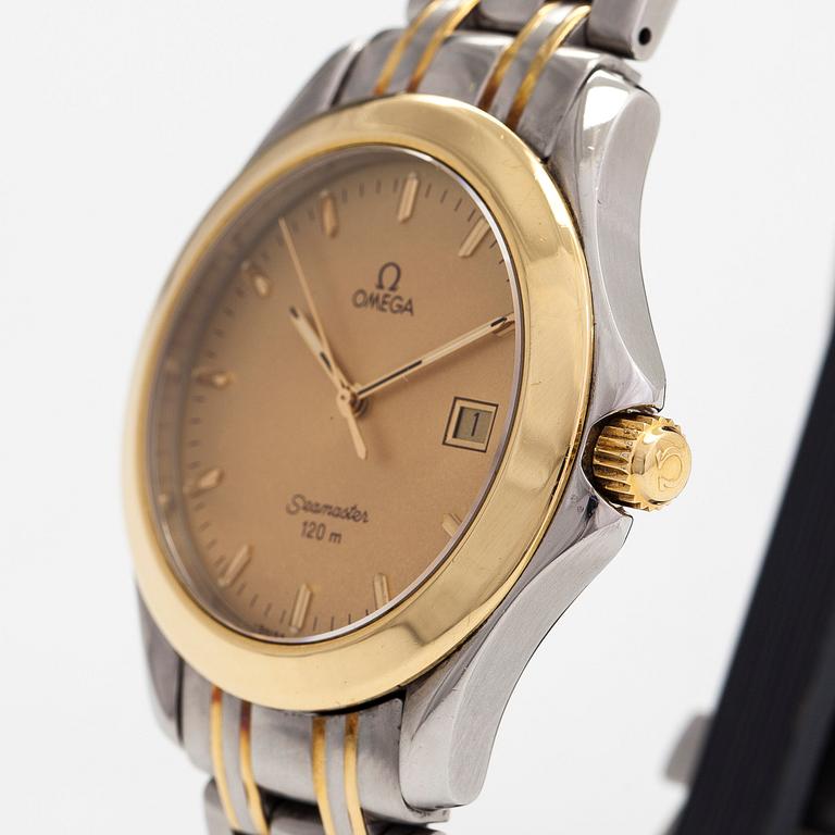 Omega, Seamaster, 120m, armbandsur, 36,5 mm.