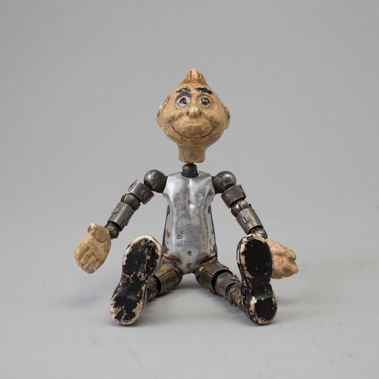 LEKSAK, sannolikt föreställande Tintin, Schweiz 1920-tal.