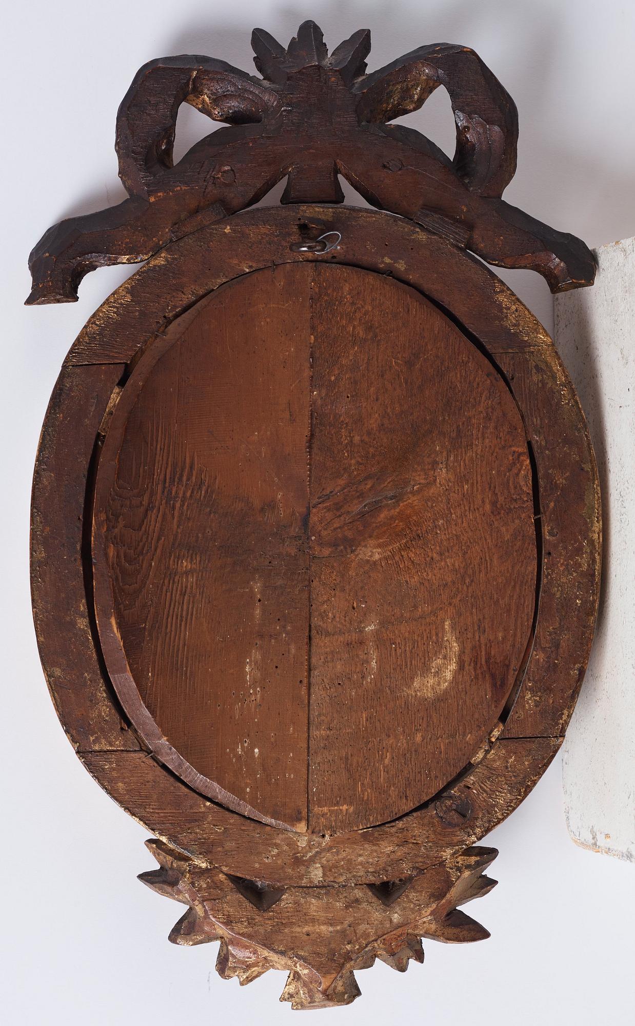Spegellampetter, ett par, för ett ljus, 1700-talets slut, Gustavianska.