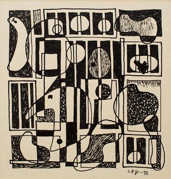 LARS ENGLUND, Ink wash, signed and dated -51.