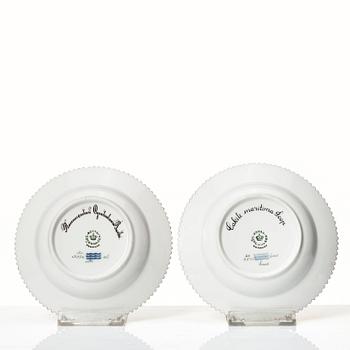 A group of 11 pieces of Royal Copenhagen "Flora Danica", Denmark, 20th Century.