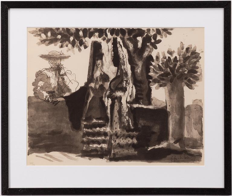 Pablo Picasso, efter, pochoir, signerad i trycket och numrerad 261/500.